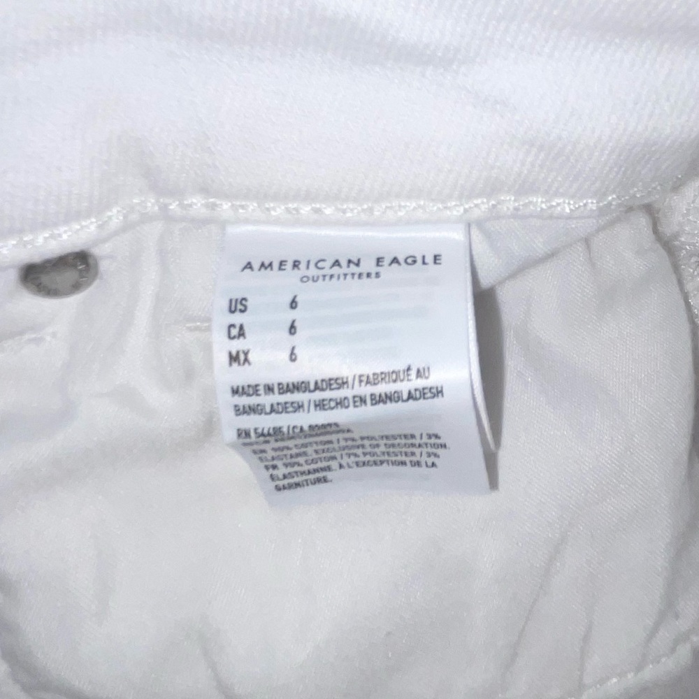 AE Stretch High-Waisted Denim Short Short - Picture 8 of 9